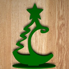 mini árvore de natal a moda o design 3d print model - Mito3D