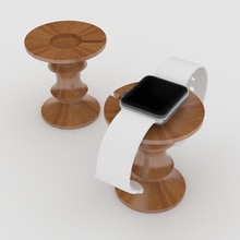 mini-Möbel apple watch dock 2 Haushaltswaren Möbel mini Uhr 3d print model - Mito3D