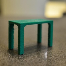 mini muebles de la tabla tamaños diferentes los juguetes 3d print model - Mito3D