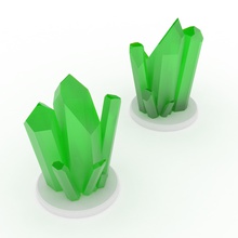 mini verde cristal art el hombre super 3d print model - Mito3D