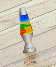 mini-lava-Lampe Farbe drucken - Spielzeug 3d-drucken Lampe lava 3d print model - Mito3D
