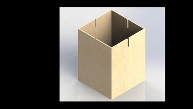 mini pencil vase office storage case 3d print model - Mito3D