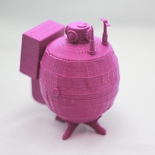mini submarine toys 3d print model - Mito3D