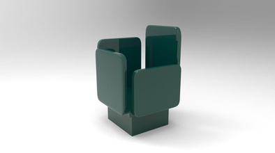 minimal-Kerze-Halter Haushaltswaren Kerze Halter Haus Licht minimal 3d print model - Mito3D