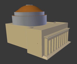 mit building great dome famous art 3d print model - Mito3D