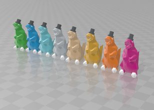 Moes Zilla pembe oyuncaklar 3d print model - Mito3D