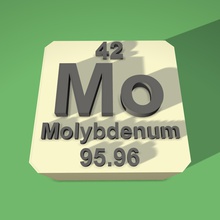 molybdenum periodic table fridge magnet education 3d print model - Mito3D
