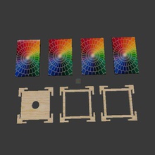 mosaïque de la lampe 3 les articles ménagers couleur sac mélangé textures 3d print model - Mito3D