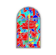 Mosaik-Fenster 1 Haushaltswaren Farbe mixed bag Mosaik Texturen Fenster 3d print model - Mito3D
