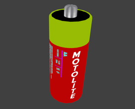 motolite aa battery toys color mixed bag 3d print model - Mito3D