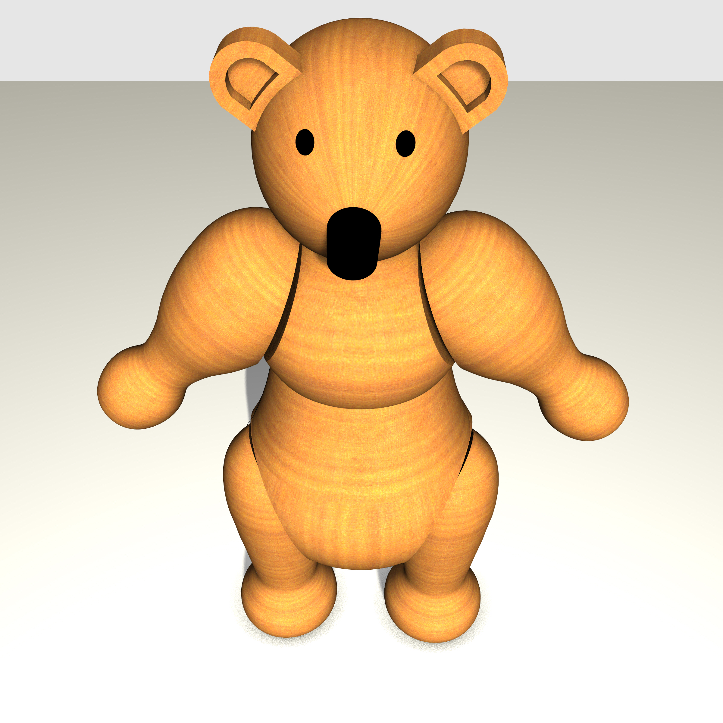 senhor pelúcia urso de dia brinquedos teddy 3D print model - Mito3D