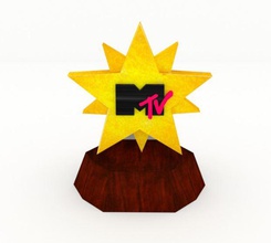 mtv trophée 2 art couleur la culture pop texture le 3d print model - Mito3D