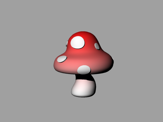 mushroom gradient 20 mix plant 3D print model - Mito3D