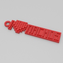 nachos Tag key ring Mode Liebe keyring 3d print model - Mito3D