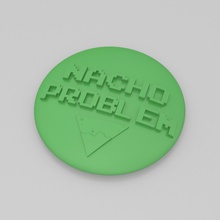 nachos day pin nacho problem fashion 3d print model - Mito3D