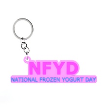 ulusal 1 yoğurt gün - Anahtarlık donmuş moda dondurulmuş 3d print model - Mito3D