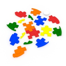 national la journée pizza - puzzle les jouets jour de 3d print model - Mito3D