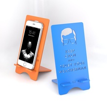 national weatherman's day - phone holder 1 office 3d print model - Mito3D