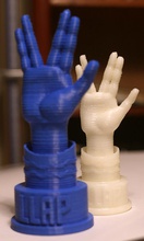 nimoy Tribut Kunst Skulptur spock star trek vulcan 3d print model - Mito3D