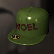 noel sombrero de la moda cap arnés 3d print model - Mito3D