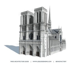 la cattedrale di notre dame abs art 3d print model - Mito3D