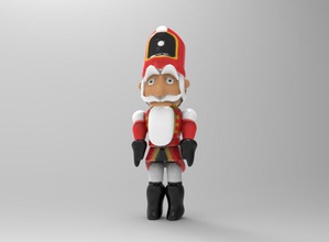 fındıkkıran oyuncaklar Noel renk nutcraker santa xmas 3d print model - Mito3D
