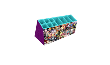 bureau de crayon l'organisateur b couleur sac mélangé organisateur le les textures 3d print model - Mito3D