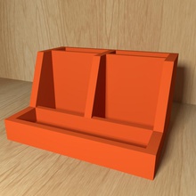 officeware holder office stand 3d print model - Mito3D