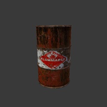 oil barrel 1 housewares color mixed bag textures 3d print model - Mito3D