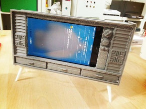 vecchia tv telefono titolare articoli per la casa 3d print model - Mito3D