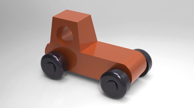 bir-zaman-baskı traktör oyuncaklar bir baskı zaman 3d print model - Mito3D