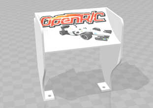 ope rc-Heckflügel rc-logo 1 - Spielzeug f1 open rc 3d print model - Mito3D