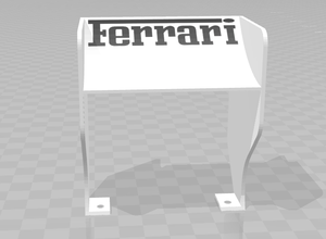 open rc rear wing ferrari toys f1 3d print model - Mito3D