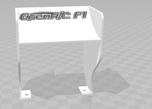 abierto rc ala trasera el logotipo los juguetes f1 3d print model - Mito3D