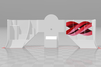 openrc fron xyz-wing-logo - Spielzeug open rc xyz printing 3d print model - Mito3D