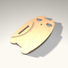 3 baykuş kulaklık tutucu araçlar 3d print model - Mito3D