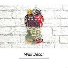 owl wall decor art color 3d print model - Mito3D