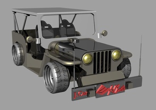 proprietario genere jeep filippine tamiya arte ott 3d print model - Mito3D