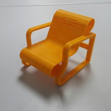 paimio de deslocamento da cadeira a arte alvar aalto 3d print model - Mito3D