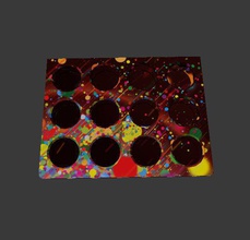 la pintura de botella organizador 1 artículos para el hogar color cajón sastre las texturas 3d print model - Mito3D