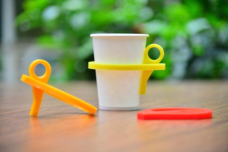 paper cup-holder Haushaltswaren cup design Halter machen Papier 3d print model - Mito3D
