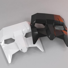 parti maskesi moda 3d print model - Mito3D