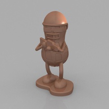 Erdnuss-Soldat Schütze - Spielzeug national peanut day Erdnuss-Soldaten 3d print model - Mito3D