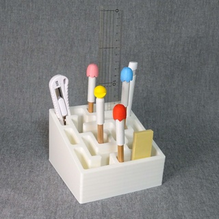 stylo crayon papier casquette supporter 3d print model - Mito3D