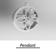 pendant fashion jewelry necklace 3d print model - Mito3D