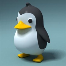 Pinguin - Spielzeug 3d print model - Mito3D