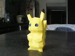 pikachu a arte pokemon 3d print model - Mito3D