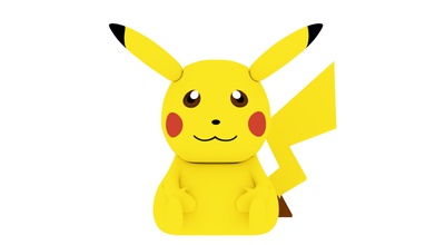 pikachu brinquedos de cor pokemon 3d print model - Mito3D