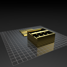 pill box + lid gadgets 3d print model - Mito3D