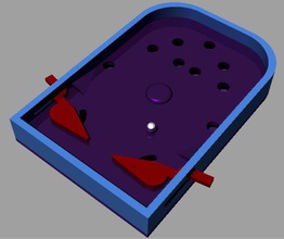 pinball - Spielzeug 3d print model - Mito3D